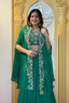 Lucknowi Embroidered Georgette Anarkali Gown